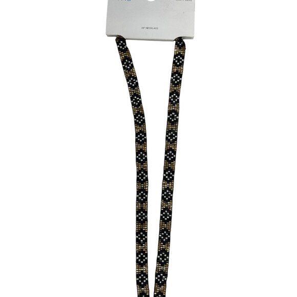 Time & Tru Beaded Necklace - Picture 3 of 6